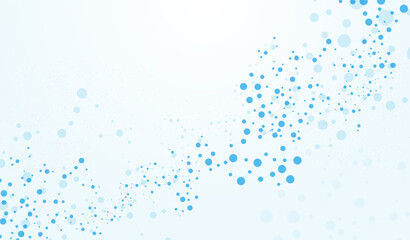 Molecules or DNA medical structure background vector design.