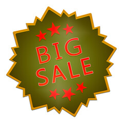 Big sale label
