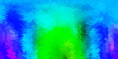 Light multicolor vector abstract triangle texture.