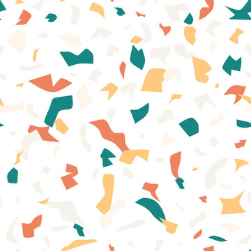 Vector seamless terrazzo pattern. File includes swatch of the pattern, that you can scale and rotate as you want.