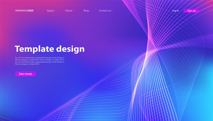 Abstract background modern design. Landing Page. Template for websites or apps.Vector.