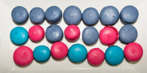 colorful macaroons 