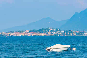 Cityscape of Verbania, Italy