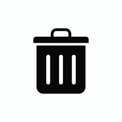 trash icon vector