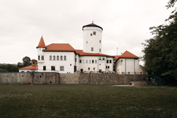 Fototapeta na wymiar Exterior of the Budatin Castle, Slovakia