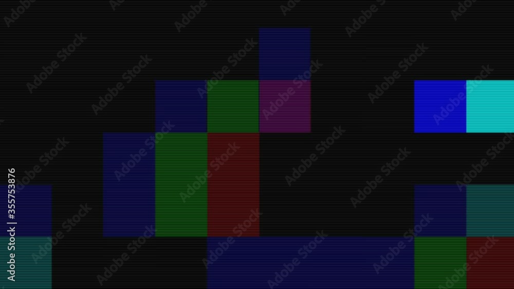 Aufkleber pixel lcd screen, retro computer animation pixel art digital screen texture, smooth moving pixel blo