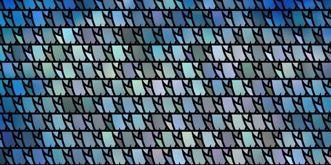 Fototapeta premium Light Pink, Blue vector template with crystals, triangles.