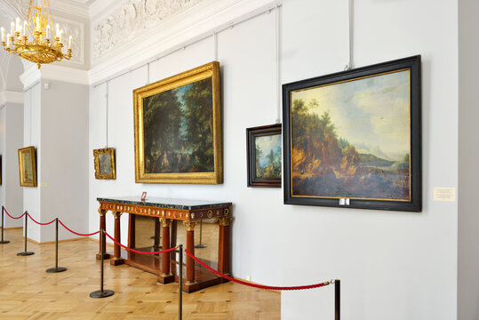 State Hermitage Museum. Lovely sceneries. Saint Petersburg, Russia