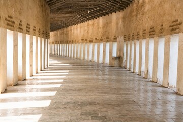 Tunnel Entrance to Shwezigon Pagoda in Bagan Myanmar, Burma