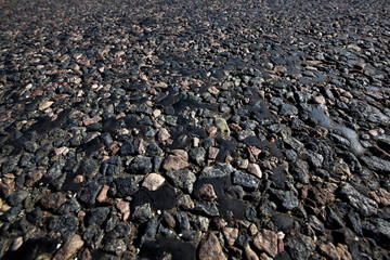 part of the paved road