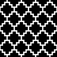Inca crosses seamless pattern. Ethnic ornament. Folk background. Geometric wallpaper. Cross shapes image. Tribal motif. Ancient mosaic. Digital paper, web design, textile print, abstract. Vector art