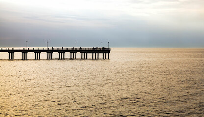 pier in the sea