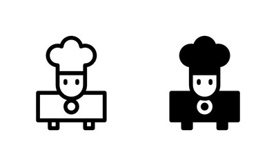 Cooking chef kitchen home restaurant Icon, Logo, Vector