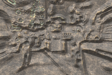 Corrosion metal- distressed panels