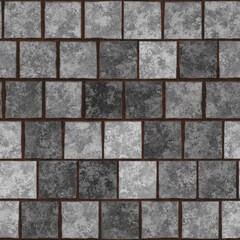 Obraz premium Tile pattern interior- 3D illustration