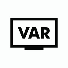 var sign icon vector