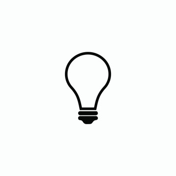 lamp icon vector sign symbol