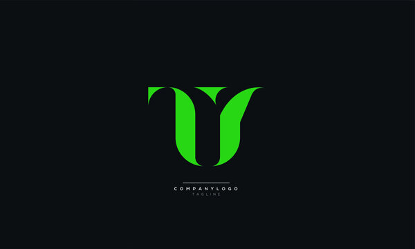TY Letter Logo Alphabet Design Icon Vector Symbol
