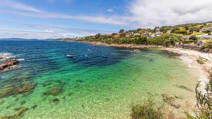 view of the sea from the beach