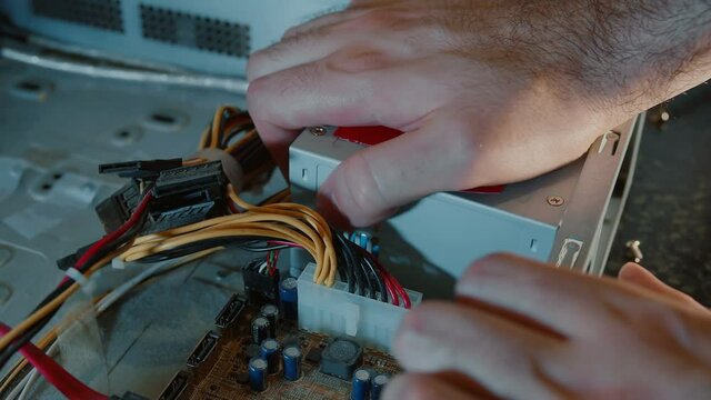 Removing a power supply from DVR system 2
