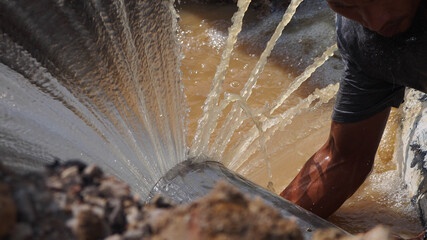 UPVC main pipeline leaks or burst resulting in water supply disruption to consumers