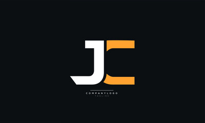 JC Letter Logo Alphabet Design Icon Vector Symbol