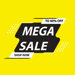 sales banners with abstract Style yellow background. yellow and black background poster