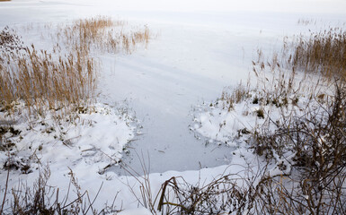 frozen lake