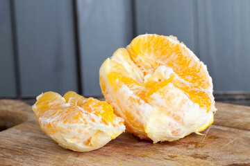 peeled orange