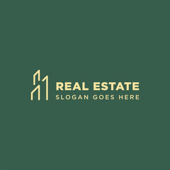 Fototapeta premium Simple and Modern Real Estate Logo Template for your Business