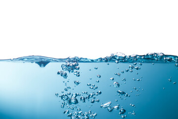 water waves Splashed water wave in clean blue water