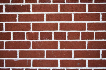 Red and white brick wall