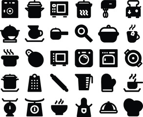 Icon Kitchen Equipment Solid Style for any purposes website mobile app presentation