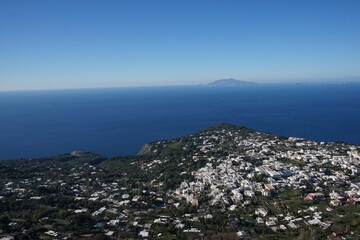 Fototapeta na wymiar city of Capri island in Naples, Italy