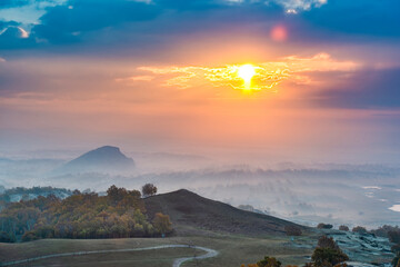 Autumn grazing scenery on Bashang Grassland in Wulanbutong