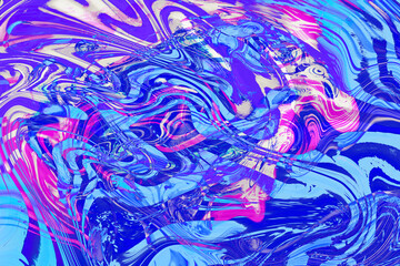 Liquefied Pink/Blue/White Texture