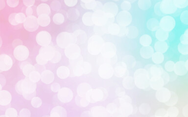Colorful abstract background with pastel bokeh lights for background and wallpaper