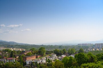Fototapeta na wymiar view of the city of the city