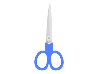 閉じているハサミのイラスト