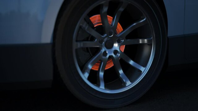 Automotive modern brake of car