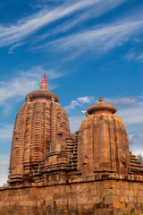 9th century CE Brahmeswara Temple is a Hindu temple dedicated to Shiva located in Bhubaneswar, Odisha.