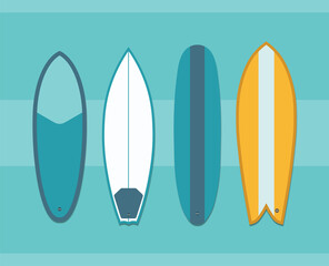 Surfboard collection