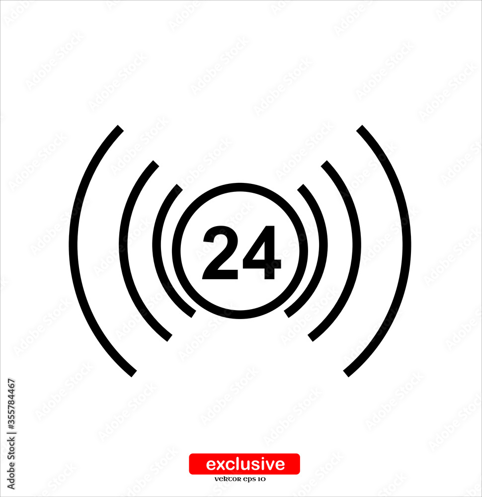 Poster phone call center icon.flat design style vector illustration for graphic and web design.
