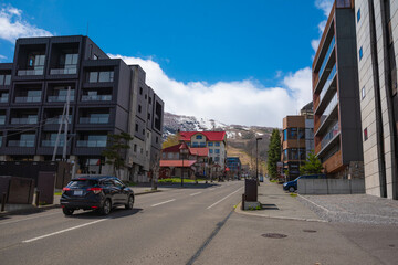 ヒラフエリアの街並み / 北海道 ニセコの観光イメージ