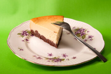 traditional homemade cheesecake