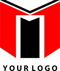 Illustration vector graphic of Letter M logo, simple logo with beautiful colors. good for your personal logo or business