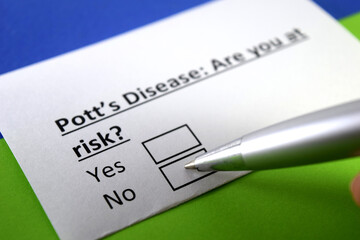 Questionnaire about infectious disease