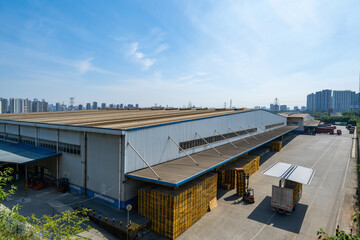 Logistics park warehouse in Chongqing, China