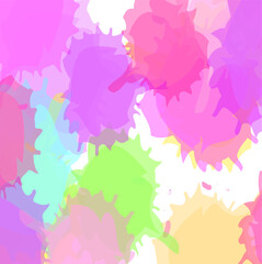 Abstract colorful paint brush and flick colours pattern background. nice watercolor paint splash texture background.