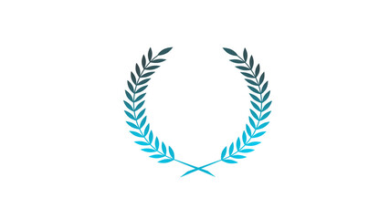 New cyan and gray wheat icon on white background,Best wheat icon